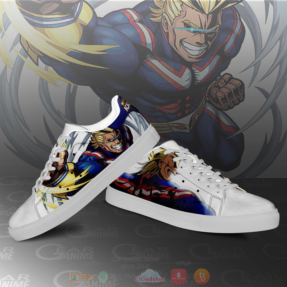 Anime My Hero Academia All Might Skate Shoes 1