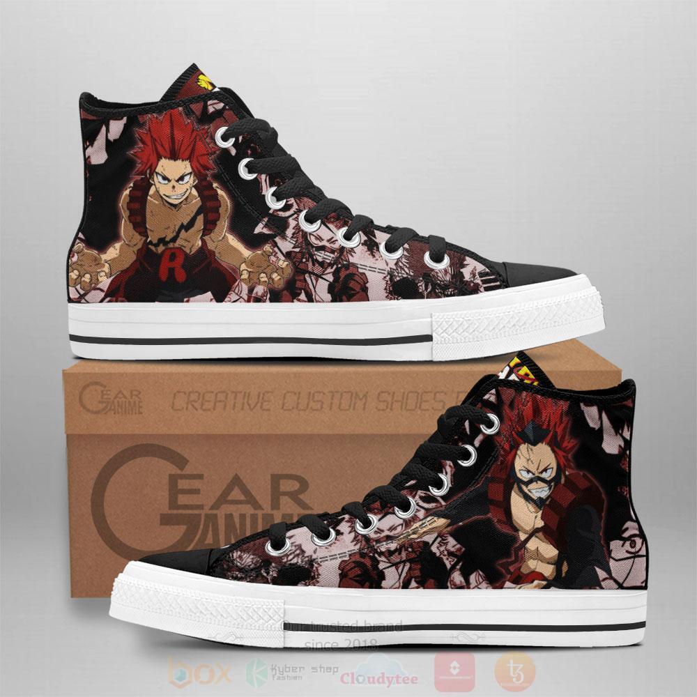 Anime My Hero Academia Eijiro Kirishima High Top Canvas Shoes