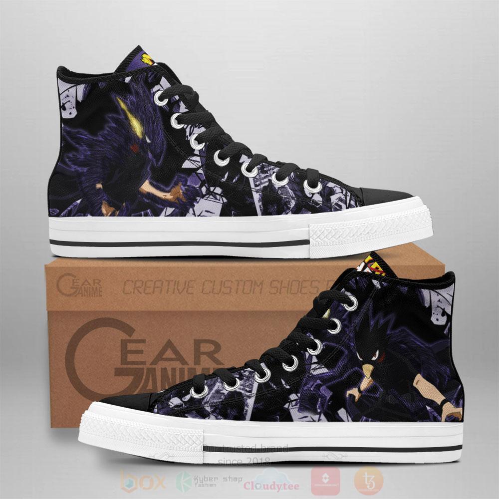 Anime My Hero Academia Fumikage Tokoyami High Top Canvas Shoes