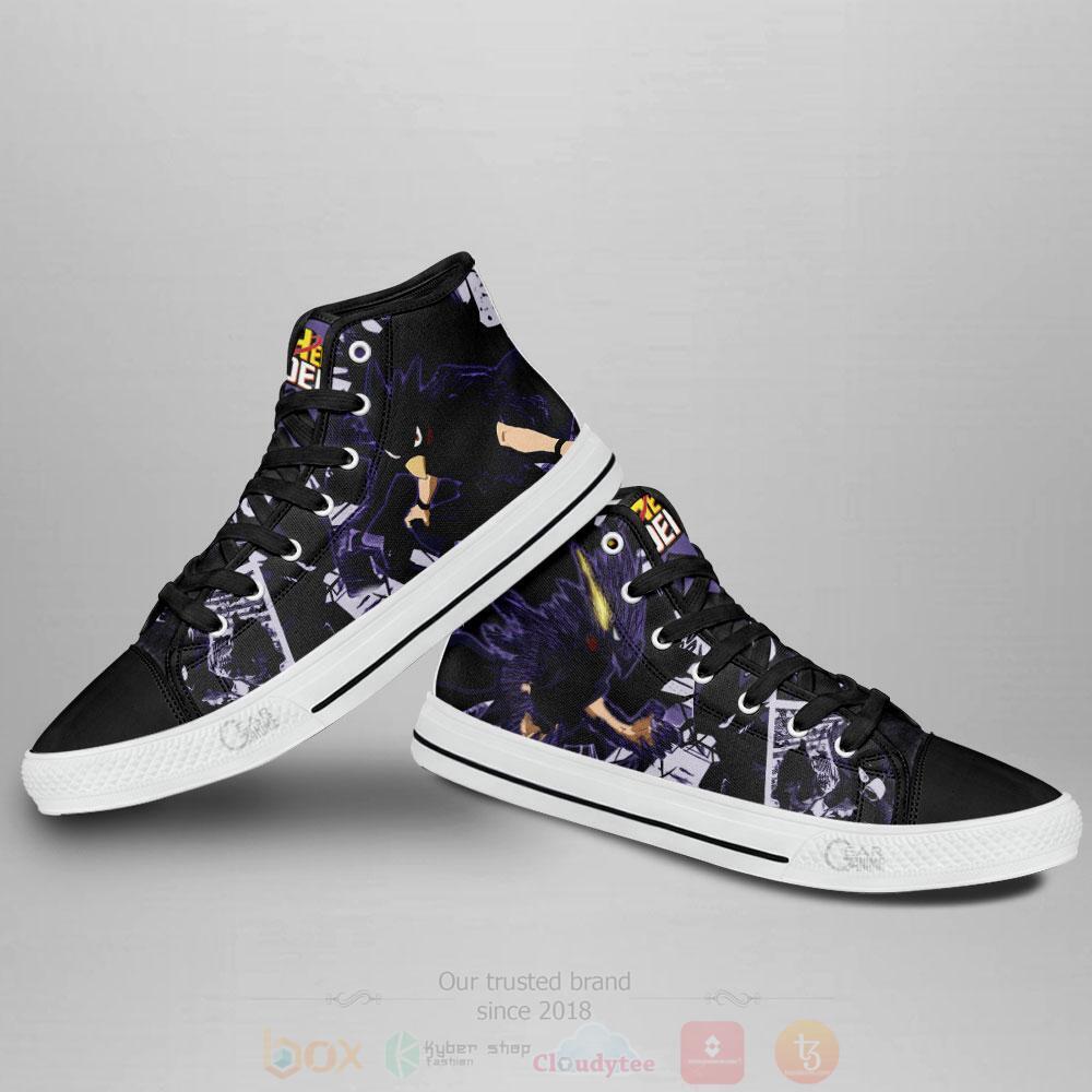 BEST Anime My Hero Academia Fumikage Tokoyami High Top Shoes 4 Anime My Hero Academia Fumikage Tokoyami High Top Canvas Shoes 1 2 3