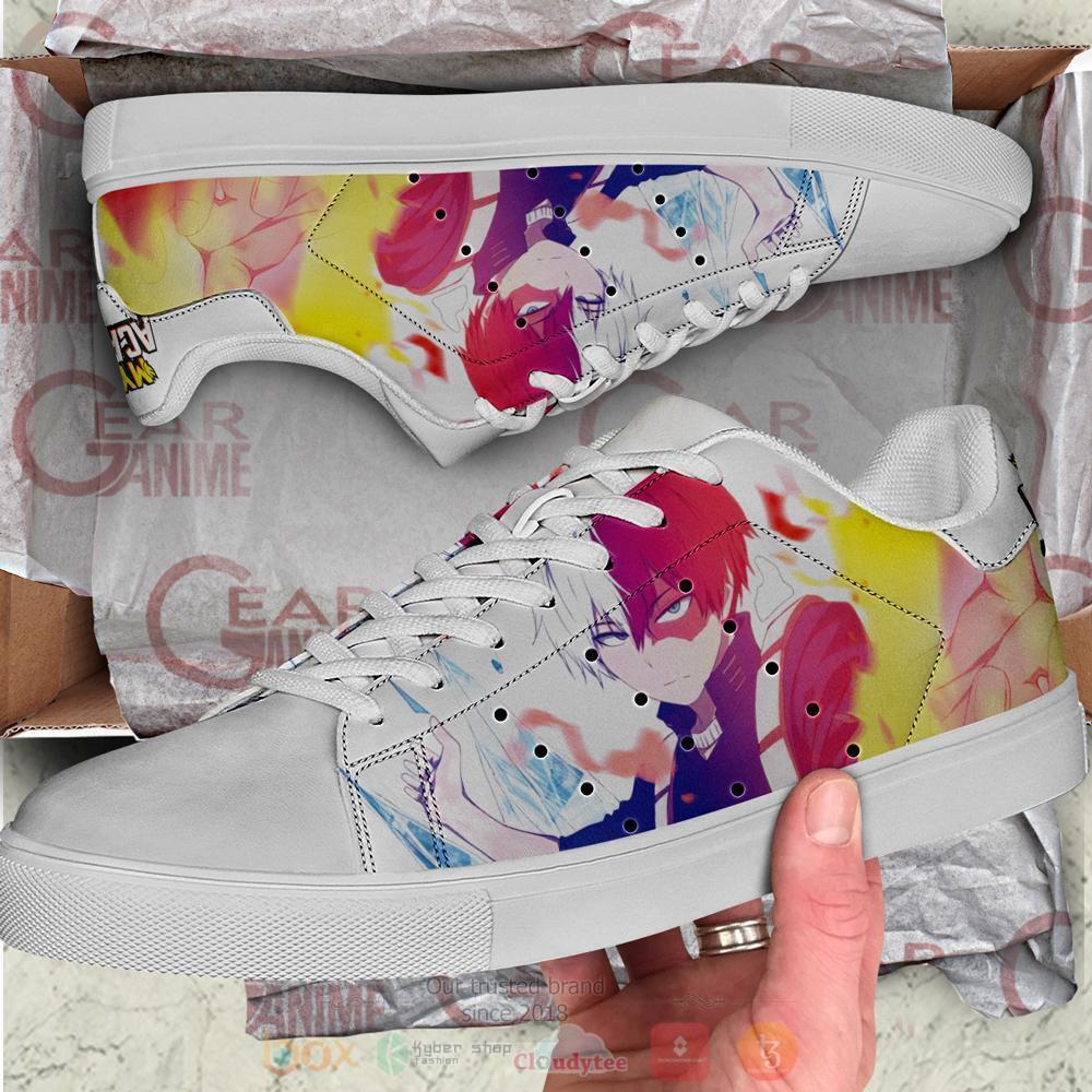 Anime My Hero Academia Shoto Todoroki Skate Shoes 1