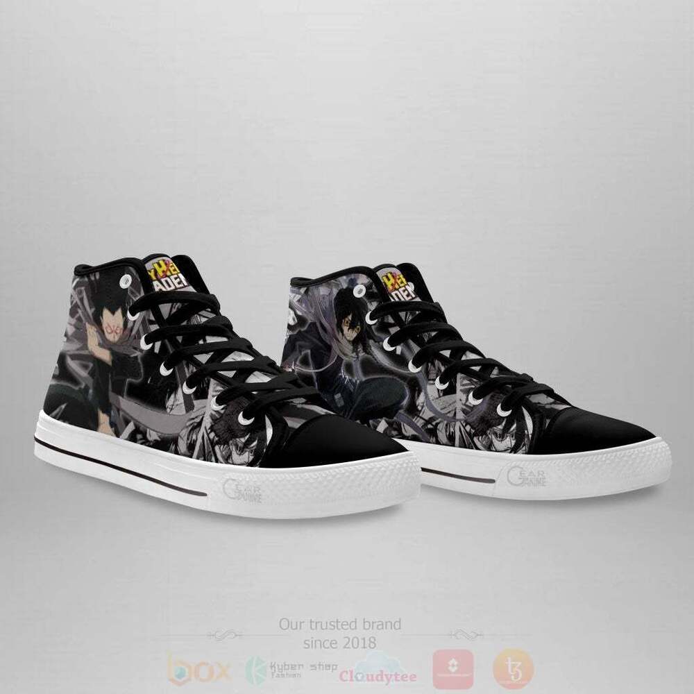 BEST Anime My Hero Academia Shouta Aizawa High Top Shoes 3 Anime My Hero Academia Shouta Aizawa High Top Canvas Shoes 1 2