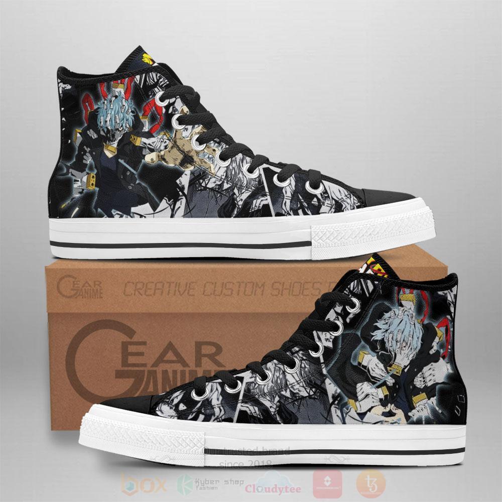 Anime My Hero Academia Tomura Shigaraki High Top Canvas Shoes