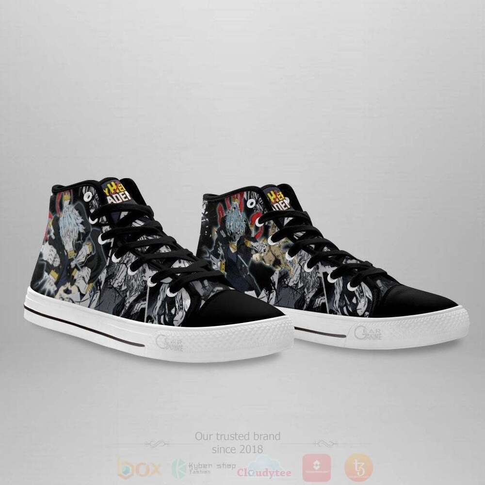 BEST Anime My Hero Academia Tomura Shigaraki High Top Shoes 3 Anime My Hero Academia Tomura Shigaraki High Top Canvas Shoes 1 2
