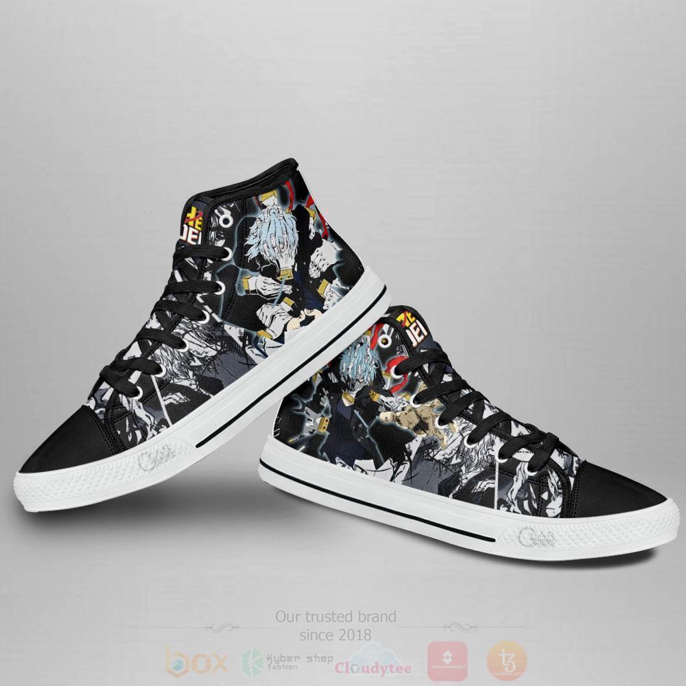 BEST Anime My Hero Academia Tomura Shigaraki High Top Shoes 4 Anime My Hero Academia Tomura Shigaraki High Top Canvas Shoes 1 2 3
