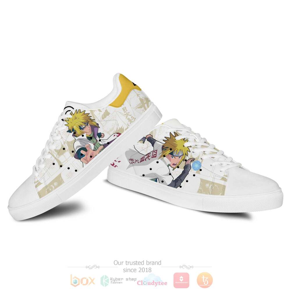 Anime Naruto Minato Namikaze Skate Shoes 1