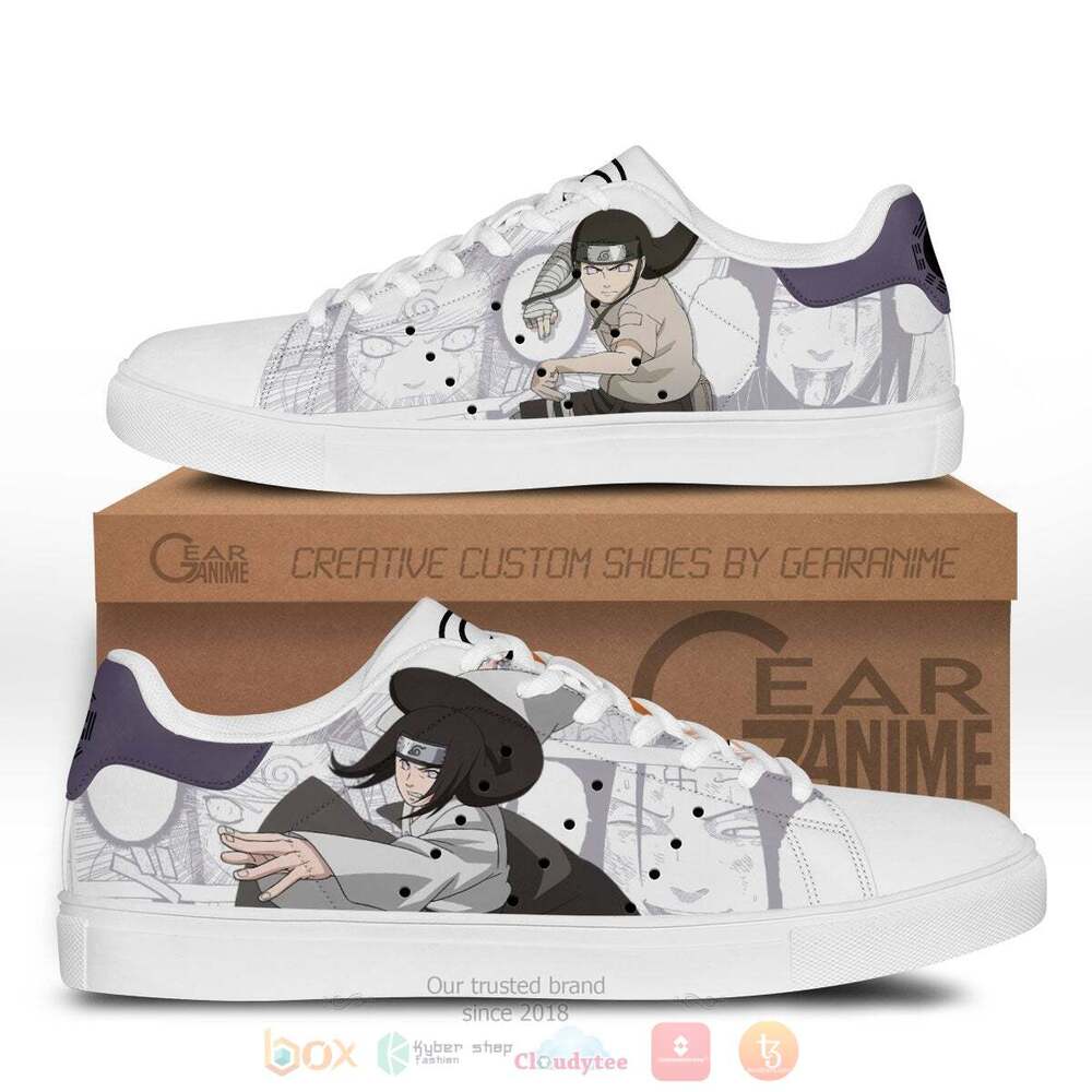 Anime Naruto Neji Hyuga Skate Shoes