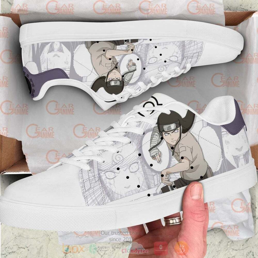 Anime Naruto Neji Hyuga Skate Shoes 1