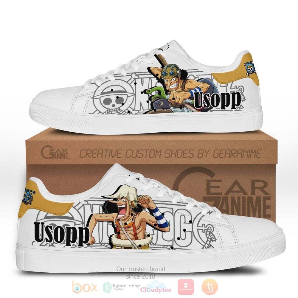 Anime One Piece Usopp Skate Shoes