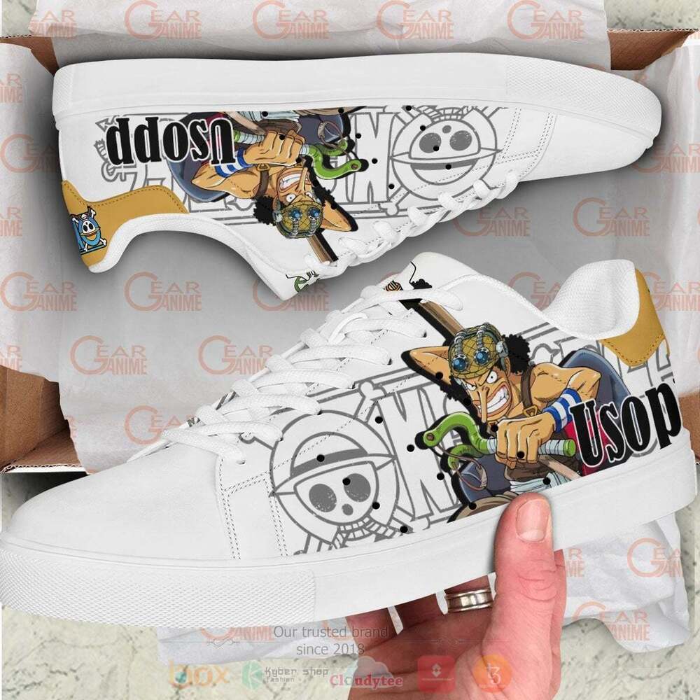 Anime One Piece Usopp Skate Shoes 1