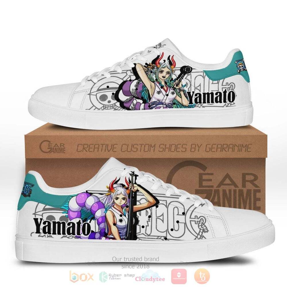 Anime One Piece Yamato Skate Shoes