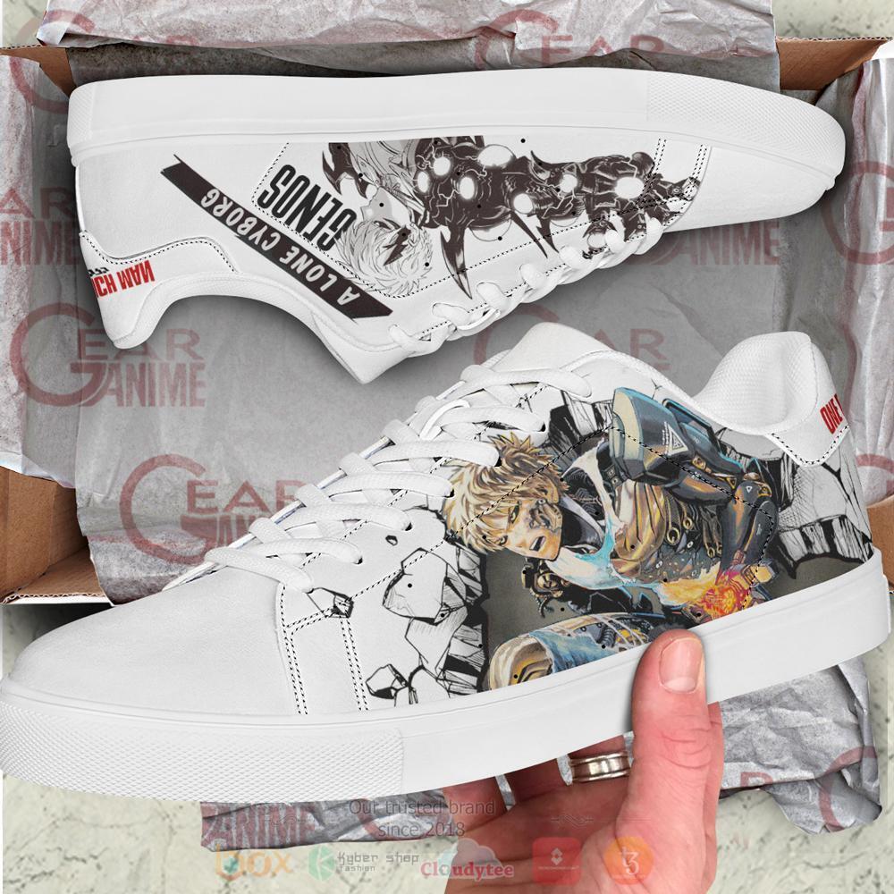 Anime One Punch Man Genos Skate Shoes 1