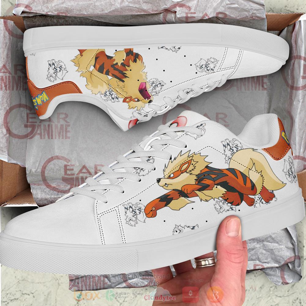 Anime Pokemon Arcanine Skate Shoes 1