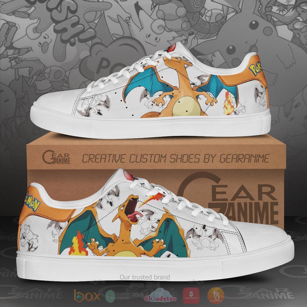 Anime Pokemon Charizard Skate Shoes