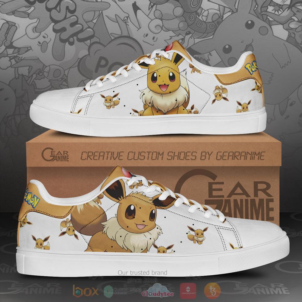 Anime Pokemon Eevee Skate Shoes