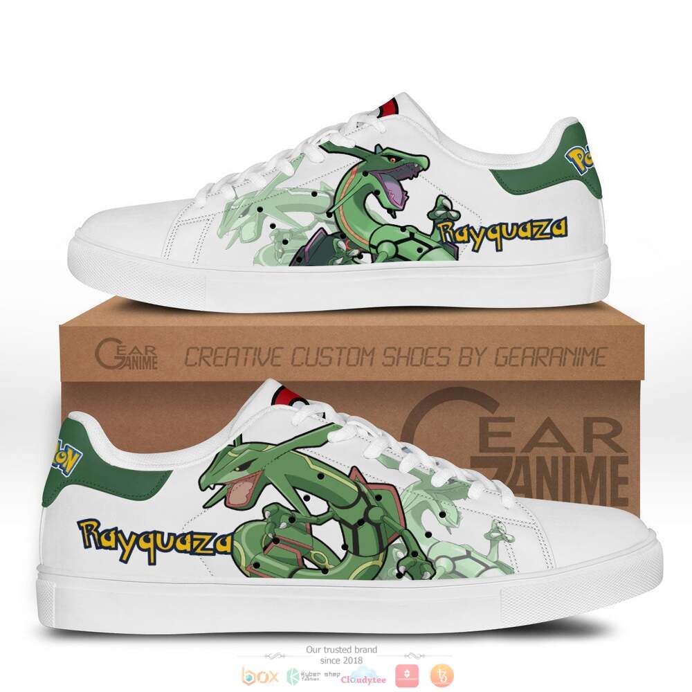 Anime Pokemon Rayquaza Skate Stan Smith Shoes