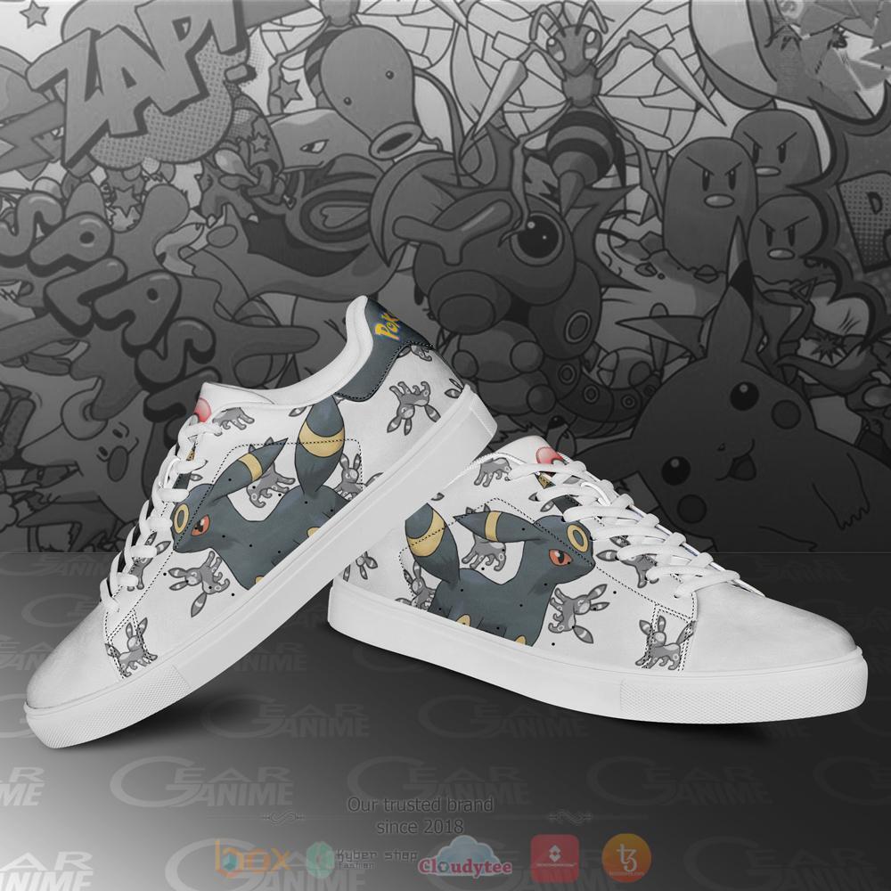 Anime Pokemon Umbreon Skate Shoes 1