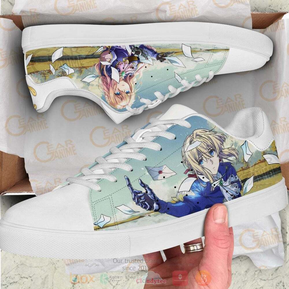 Anime Violet Evergarden Skate Shoes 1