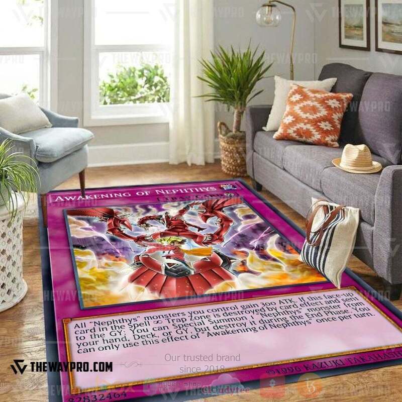 Anime YGO Awakening of Nephthys Custom Rug