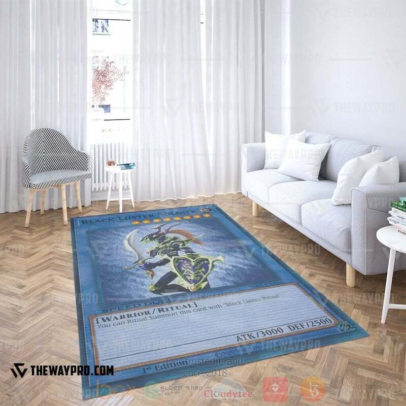 Anime YGO Black Luster Soldier Custom Rug