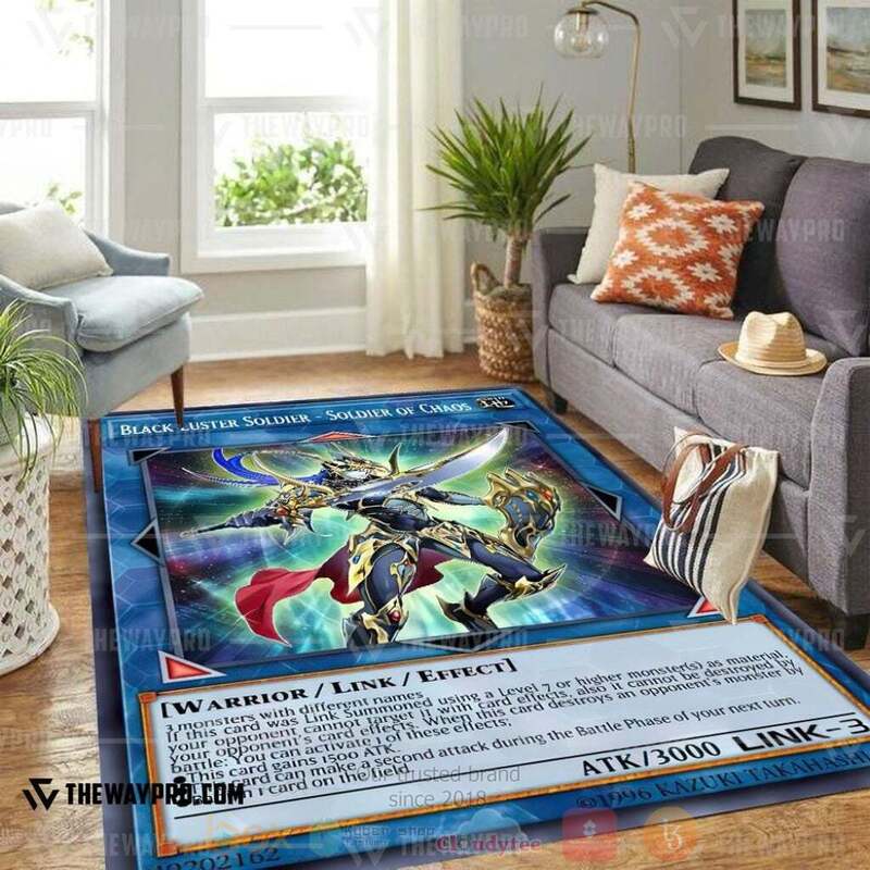 Anime YGO Black Luster Soldier of Chaos Custom Rug