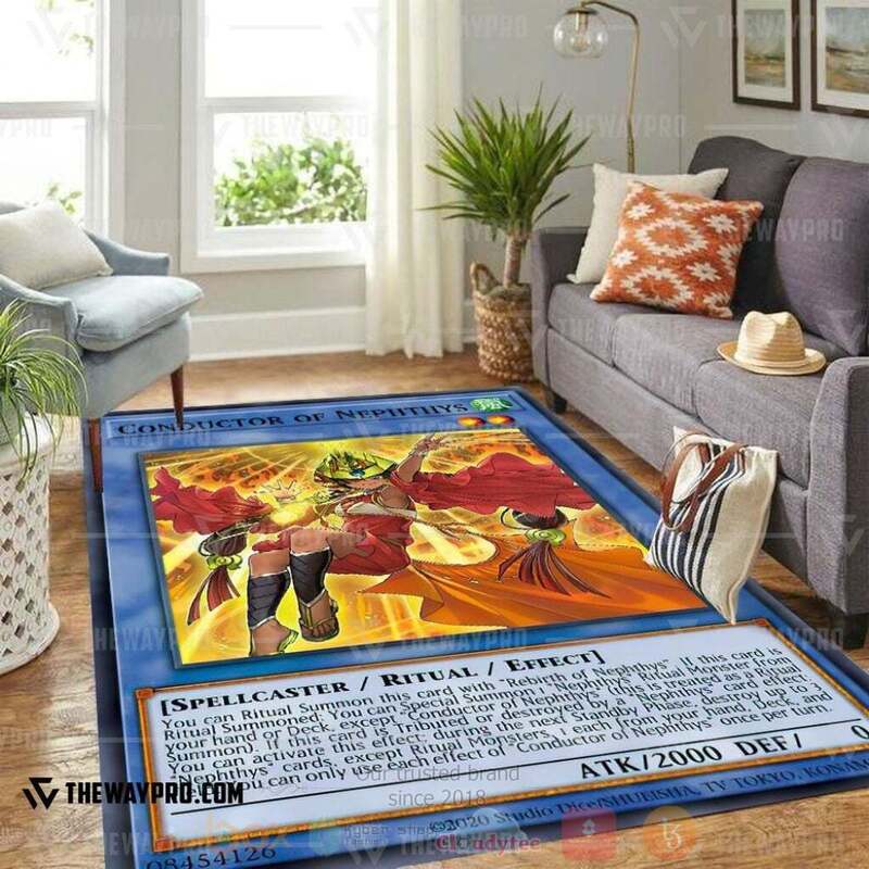 Anime YGO Conductor of Nephthys Custom Rug
