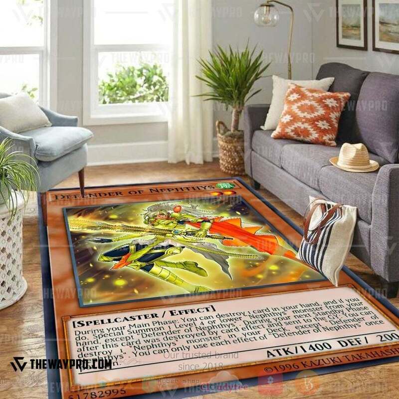 Anime YGO Defender of Nephthys Custom Rug