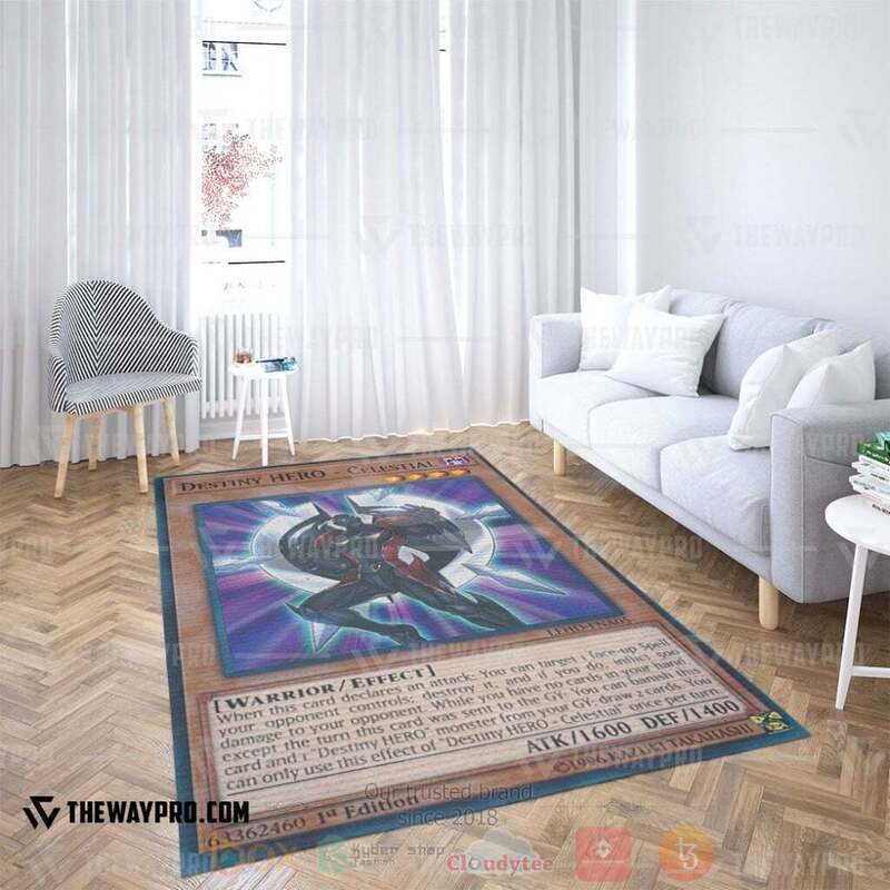 Anime YGO Destiny Hero Celestial Custom Rug