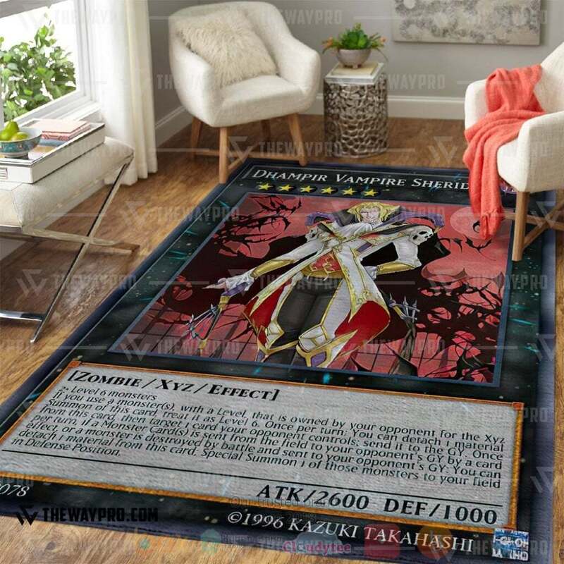 Anime YGO Dhampir Vampire Sheridan Custom Rug