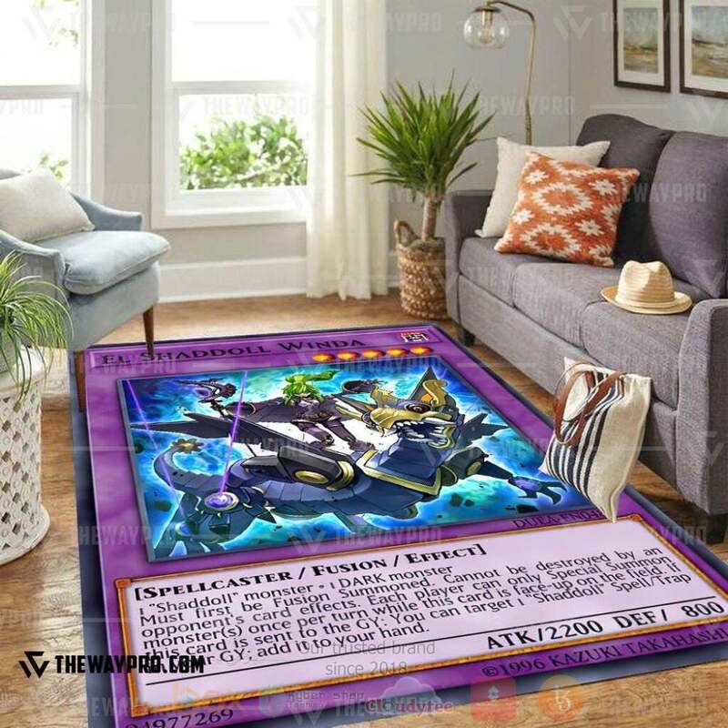 Anime YGO El Shaddoll Winda Custom Rug