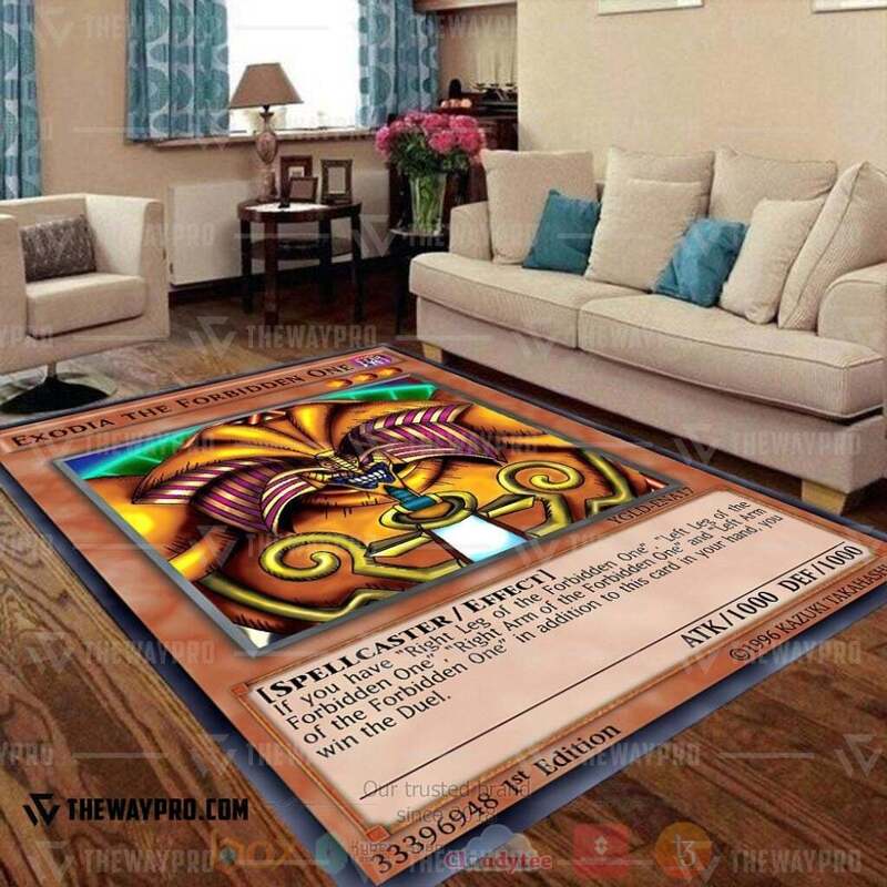 Anime YGO Exodia The Forbidden One Custom Rug