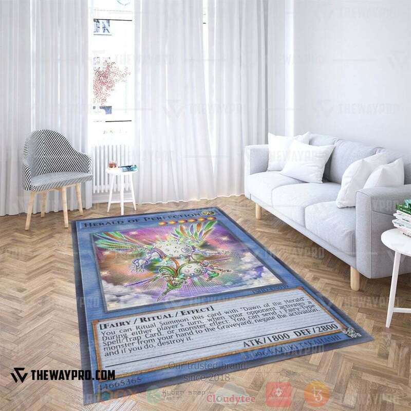 Anime YGO Herald of Perfection Custom Rug