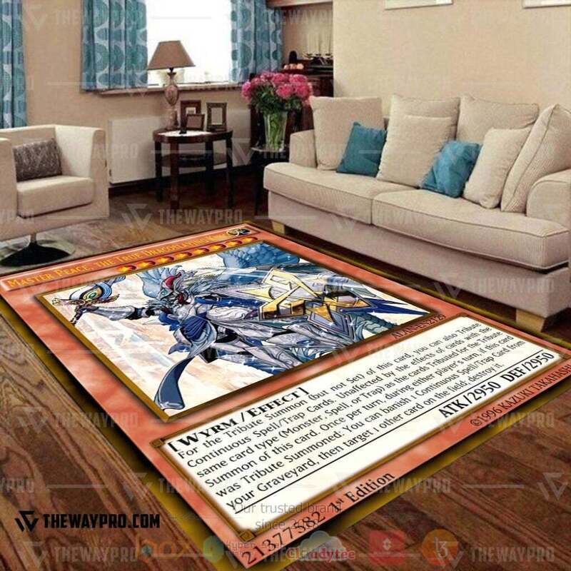 Anime YGO Master Peace The True Dracoslaying King Custom Rug