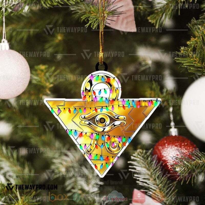 Anime YGO Millennium Puzzle Custom Christmas Ornament