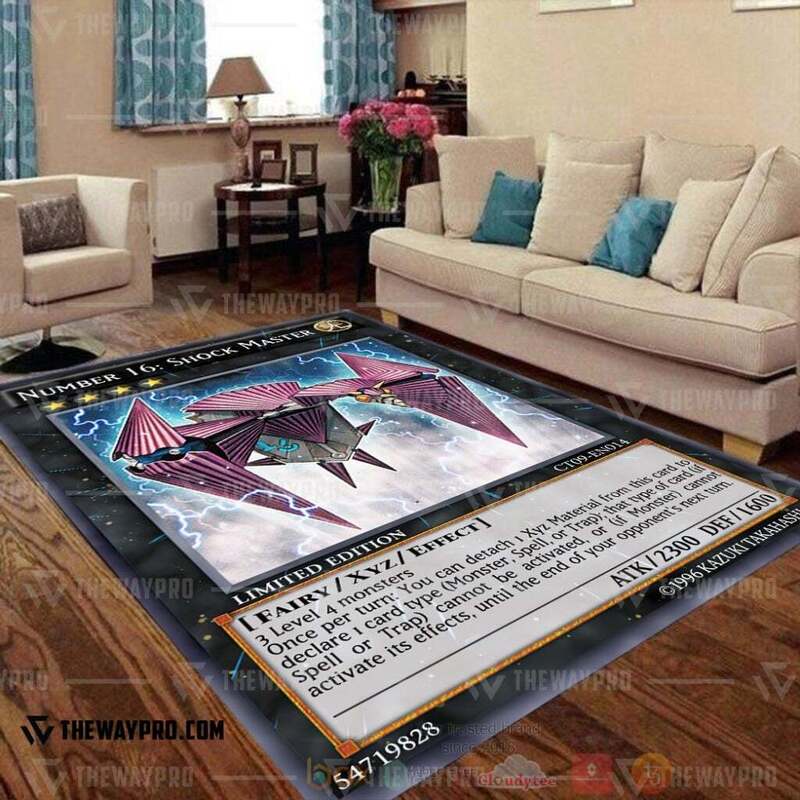 Anime YGO Number 16 Shock Master Custom Rug