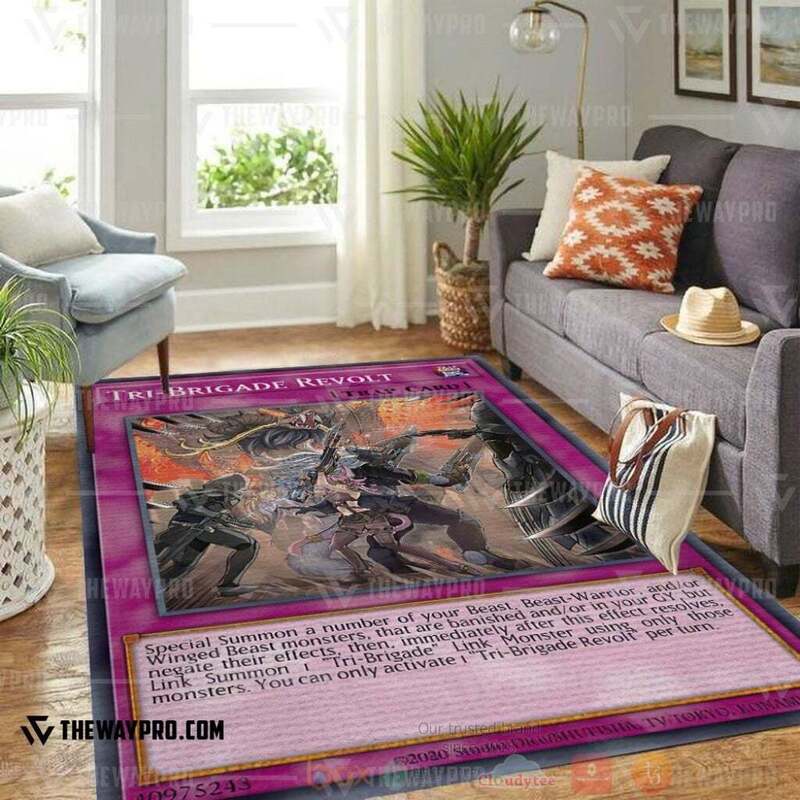 Anime YGO Tri Brigade Revolt Custom Rug