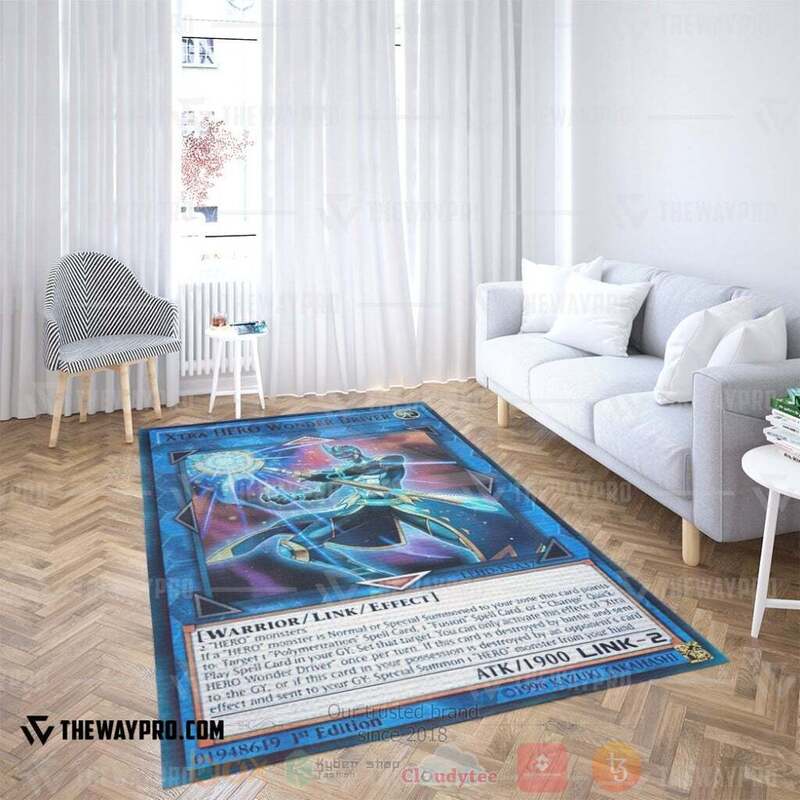 Anime YGO Xtra Hero Wonder Driver Custom Rug