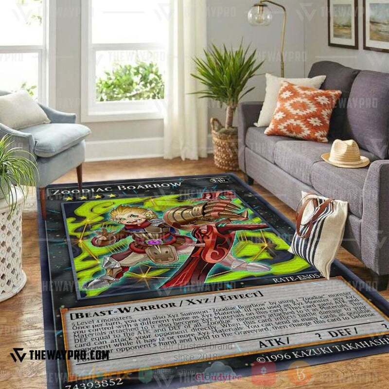 Anime YGO Zoodiac Boarbow Custom Rug
