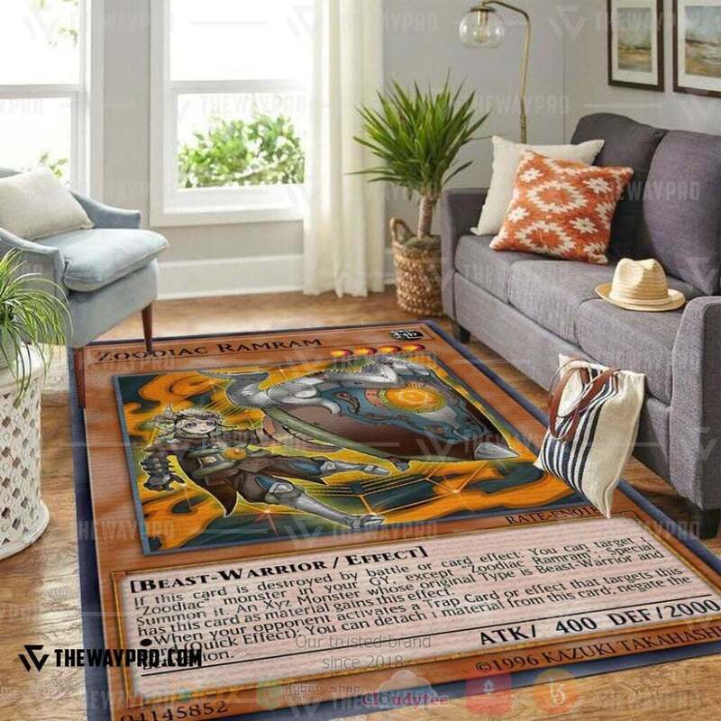 Anime YGO Zoodiac Ramram Custom Rug