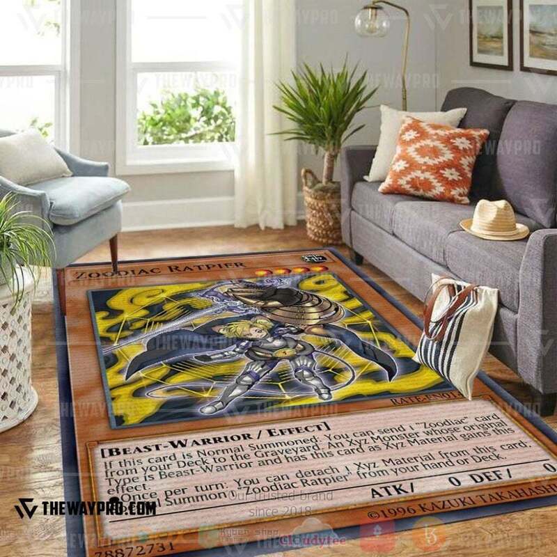 Anime YGO Zoodiac Ratpier Custom Rug