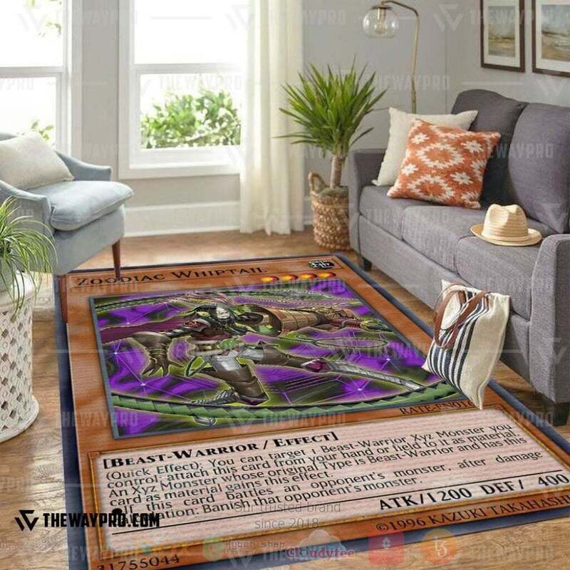 Anime YGO Zoodiac Whiptail Custom Rug