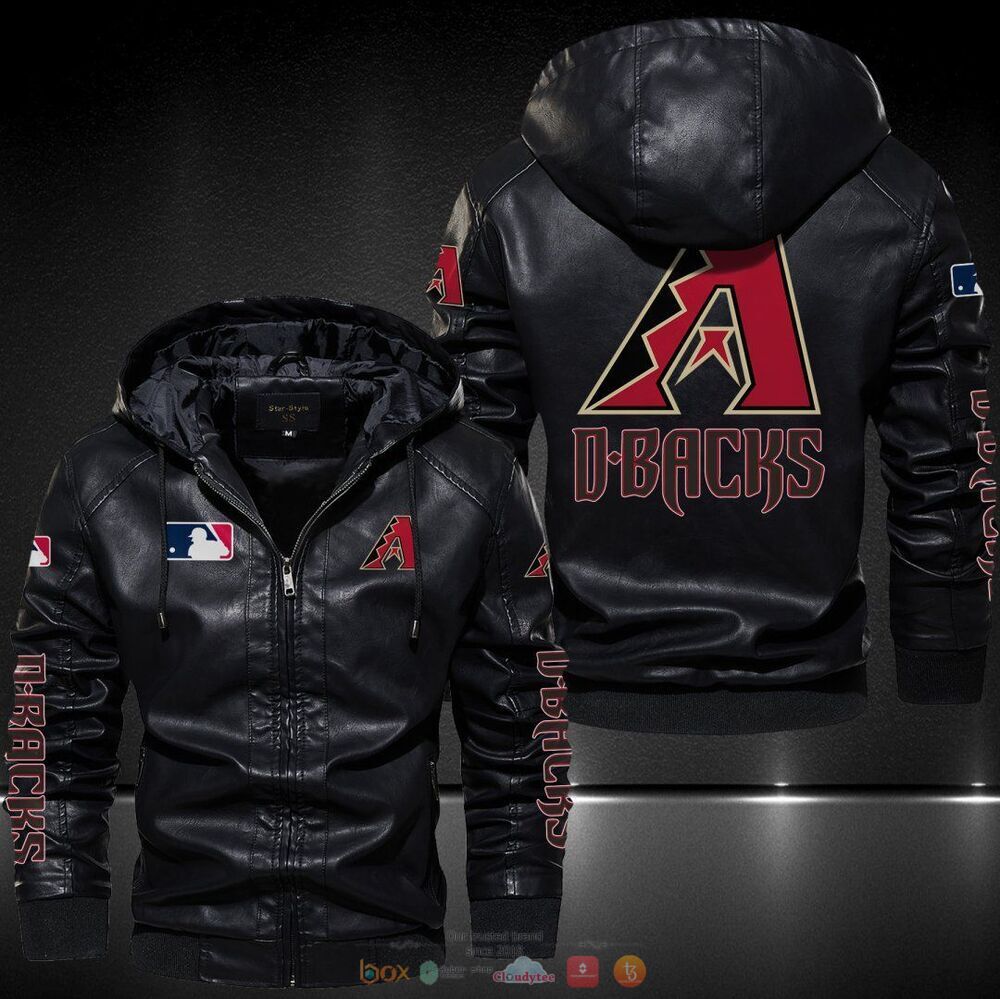 Arizona Diamondbacks MLB Leather Jacket Hat