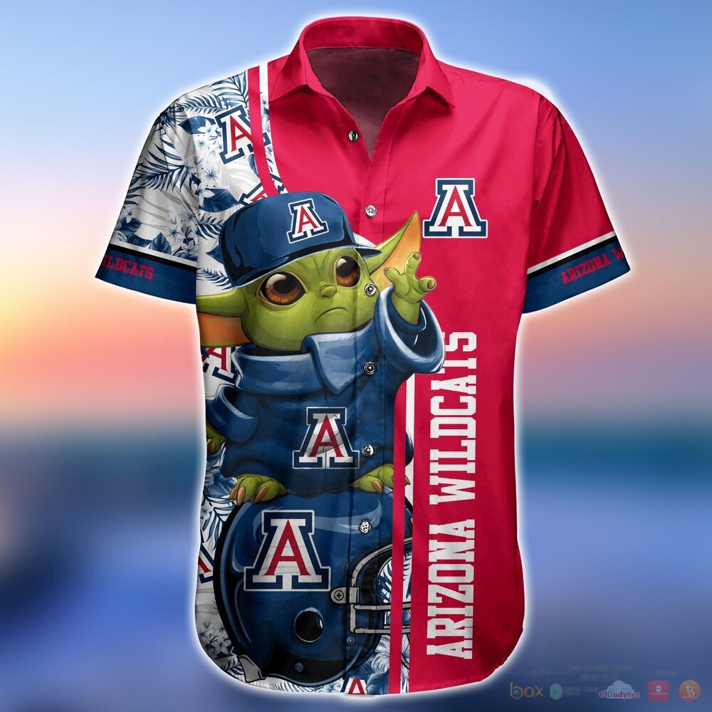 Arizona Wildcats Baby Yoda NCAA Hawaiian Shirt and Shorts 5 Arizona Wildcats NCAA Baby Yoda Hawaiian Shirt and Shorts 1 2 3 4
