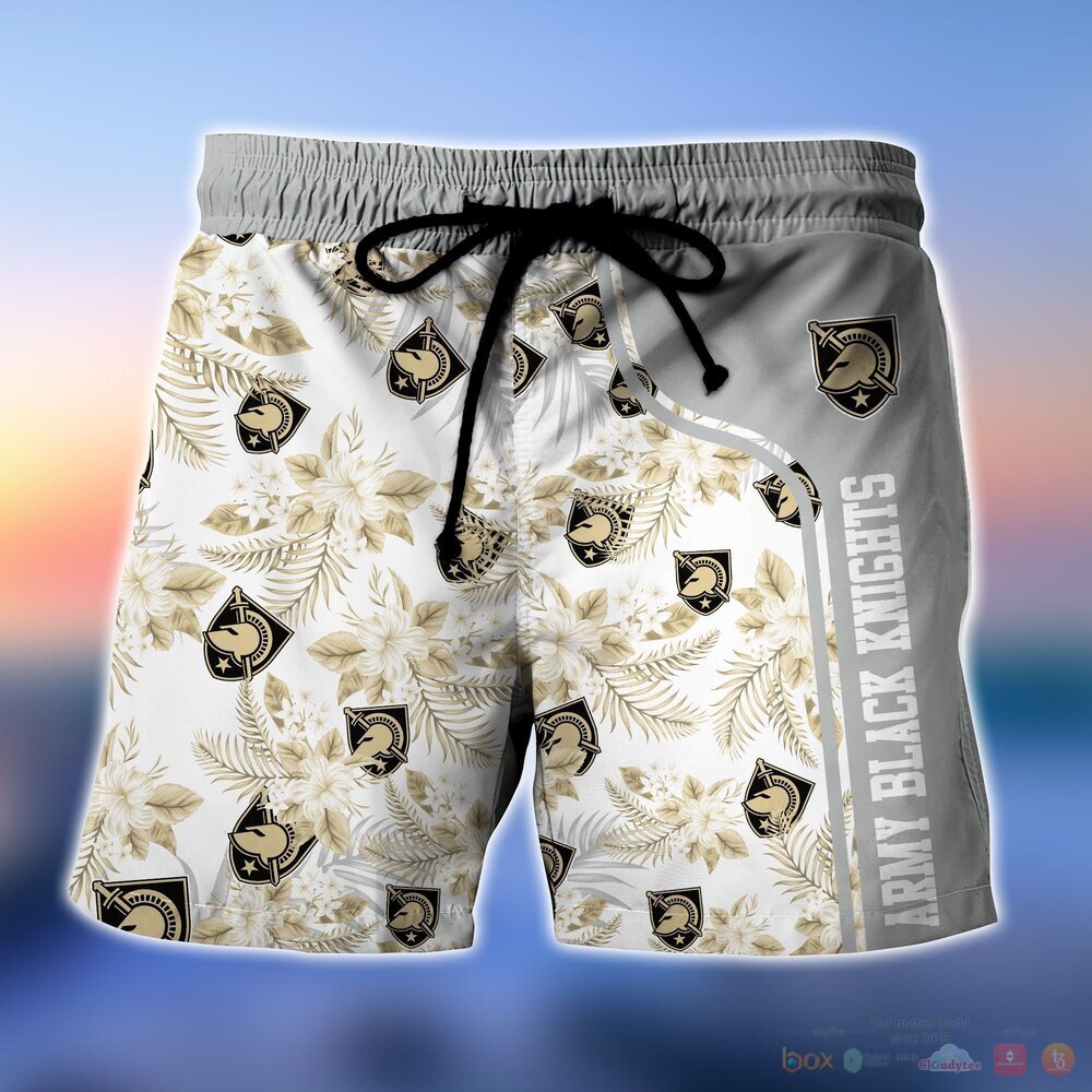 Army Black Knights Baby Yoda NCAA Hawaiian Shirt and Shorts 3 Army Black Knights NCAA Baby Yoda Hawaiian Shirt and Shorts 1 2