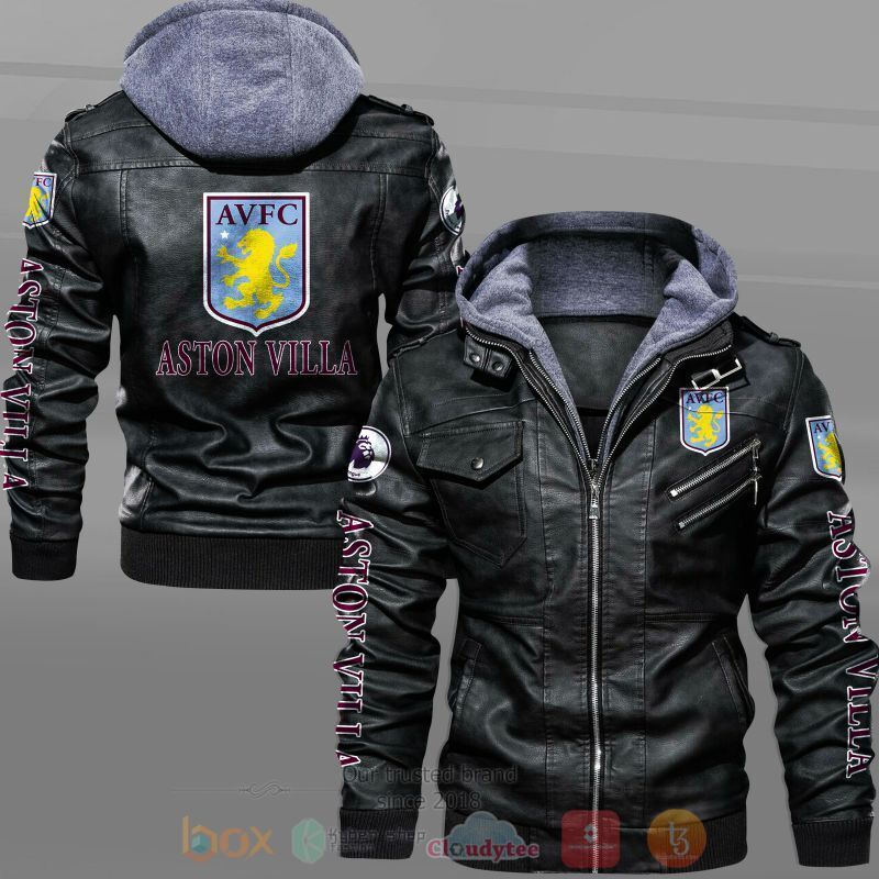 Aston Villa FC Leather Jacket
