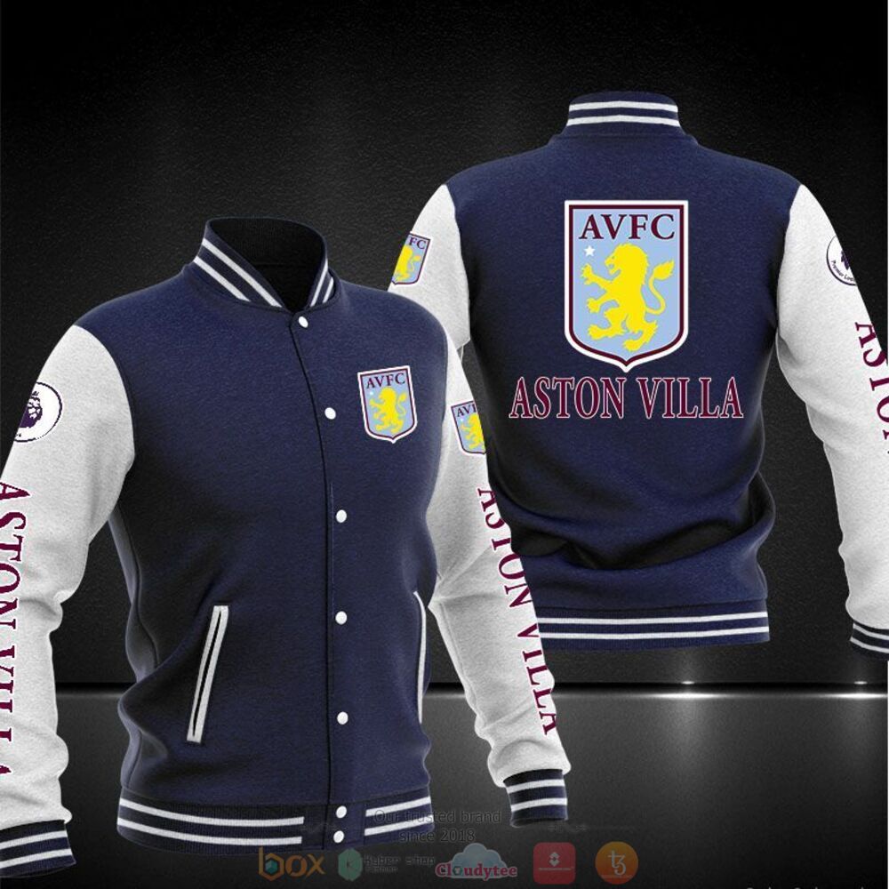 NEW Aston Villa FC baseball jacket 2 Aston Villa FC baseball jacket 1