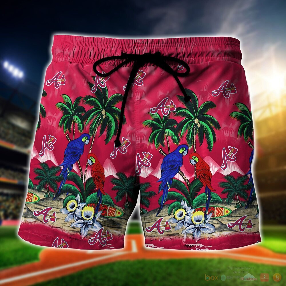 Atlanta Braves Parrot Island MLB Hawaiian Shirt and Shorts 5 Atlanta Braves MLB Island Hawaiian Shirt and Shorts 1 2 3 4