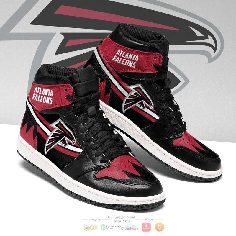 Atlanta Falcons Jordan NFL Air Jordan High Top Shoes 2 Atlanta Falcons Jordan NFL Air Jordan High Top Shoes