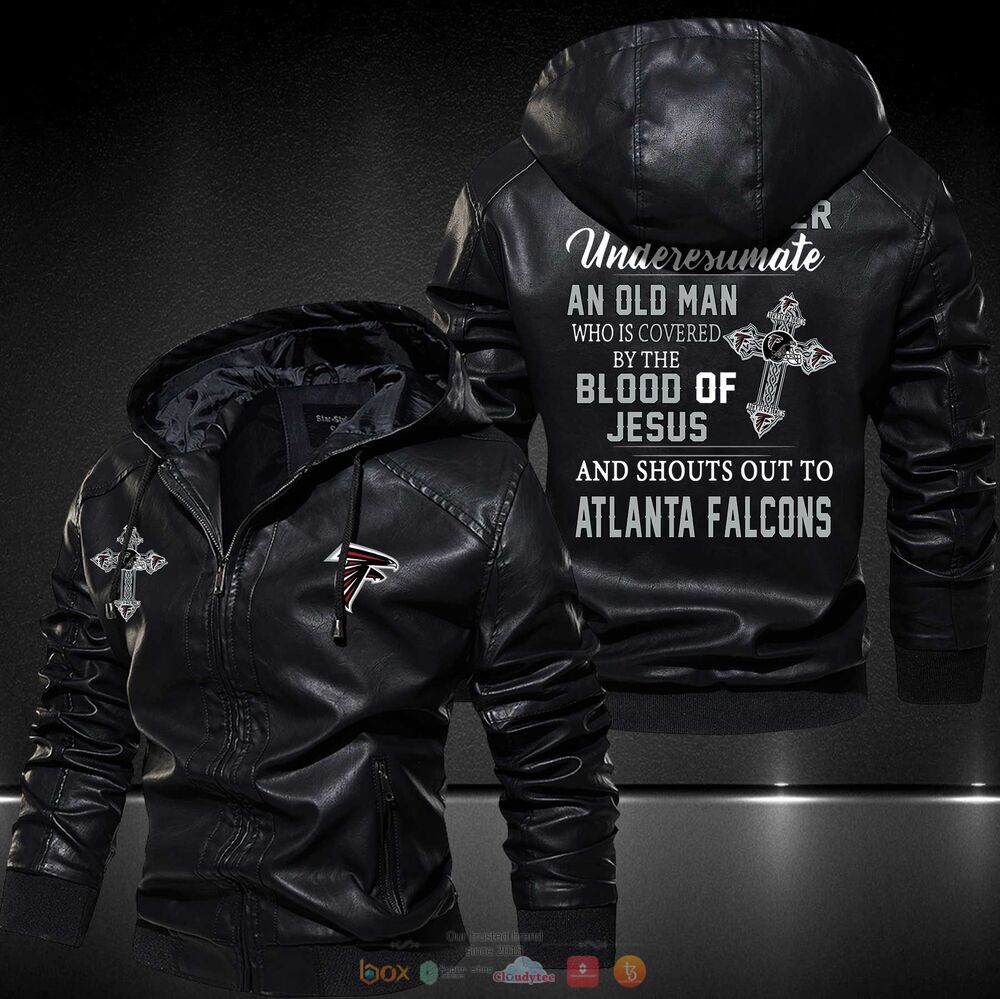 Atlanta Falcons Leather Jacket Hat