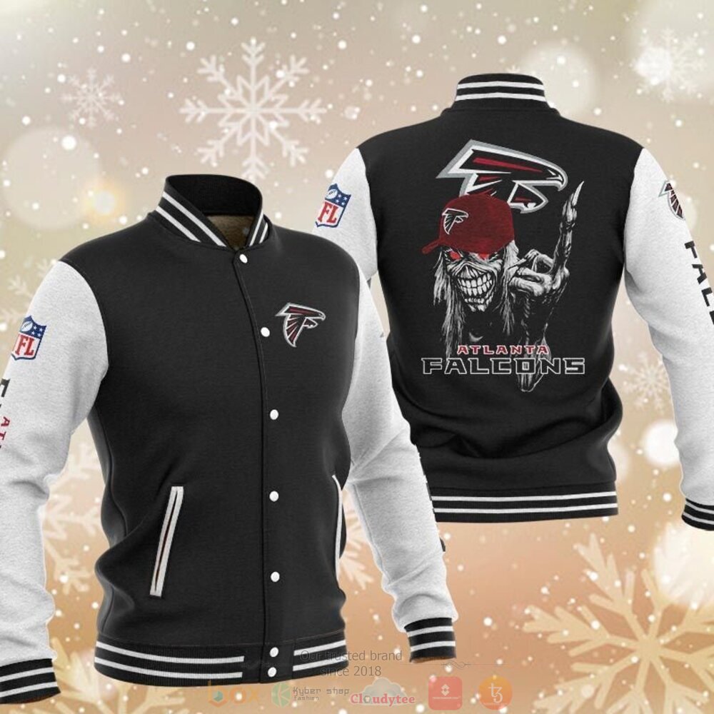 Atlanta Falcons Skull baseball jacket